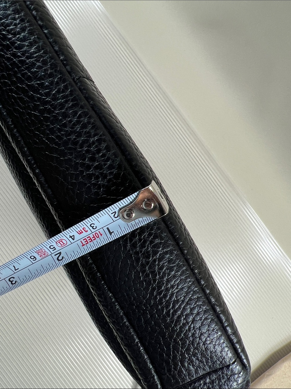 Fossil Black Pebbled Leather Crossbody Bag - Picture 10 of 12